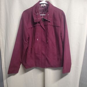 Studio Works Maroon Utility Jacket